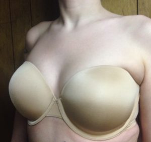 Look, Mom! I'm showing the internet my underwear again! (Panache's Strapless Elan)